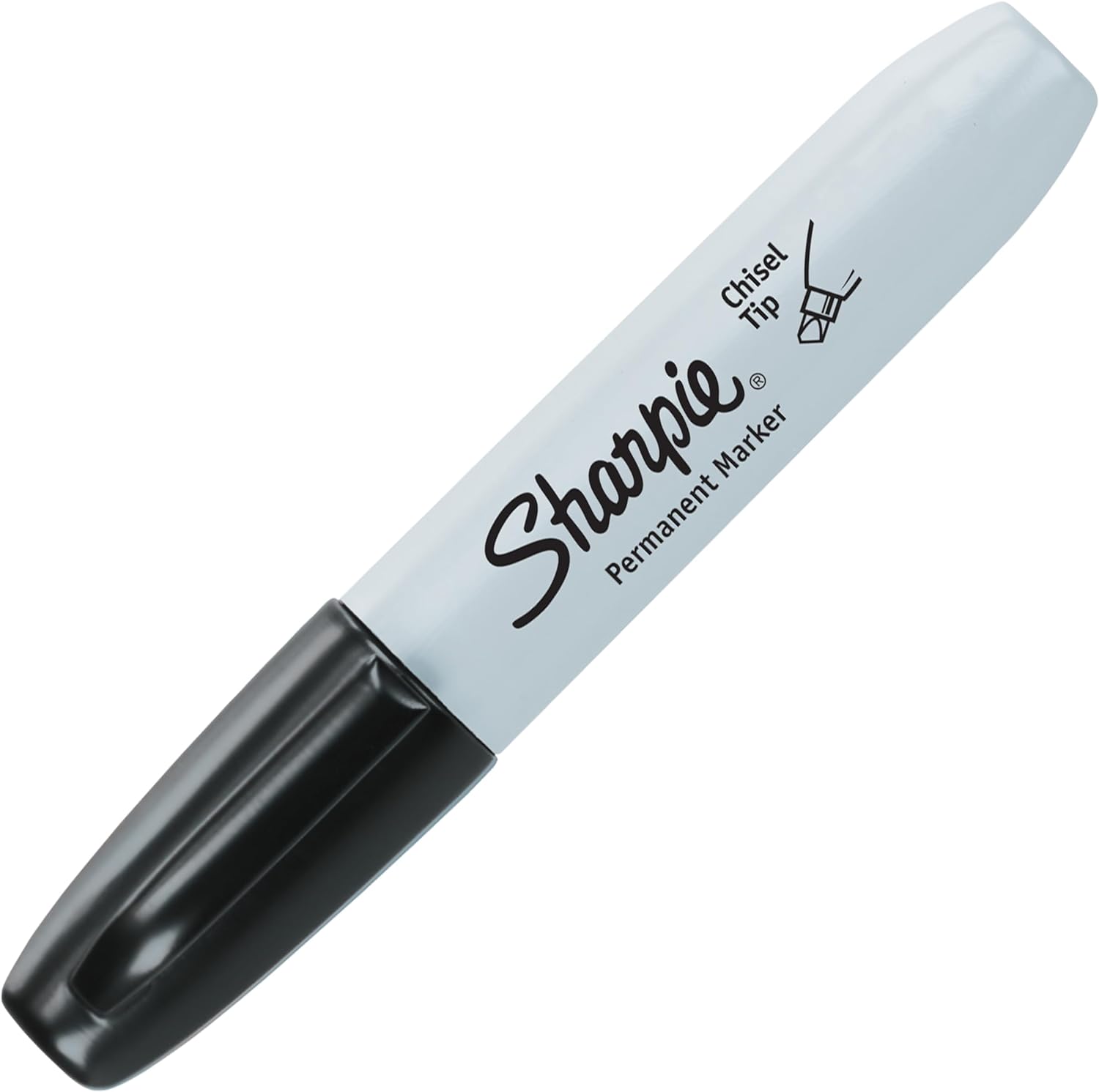 Sharpie Permanent Markers | Chisel Tip | Black | 2 Count
