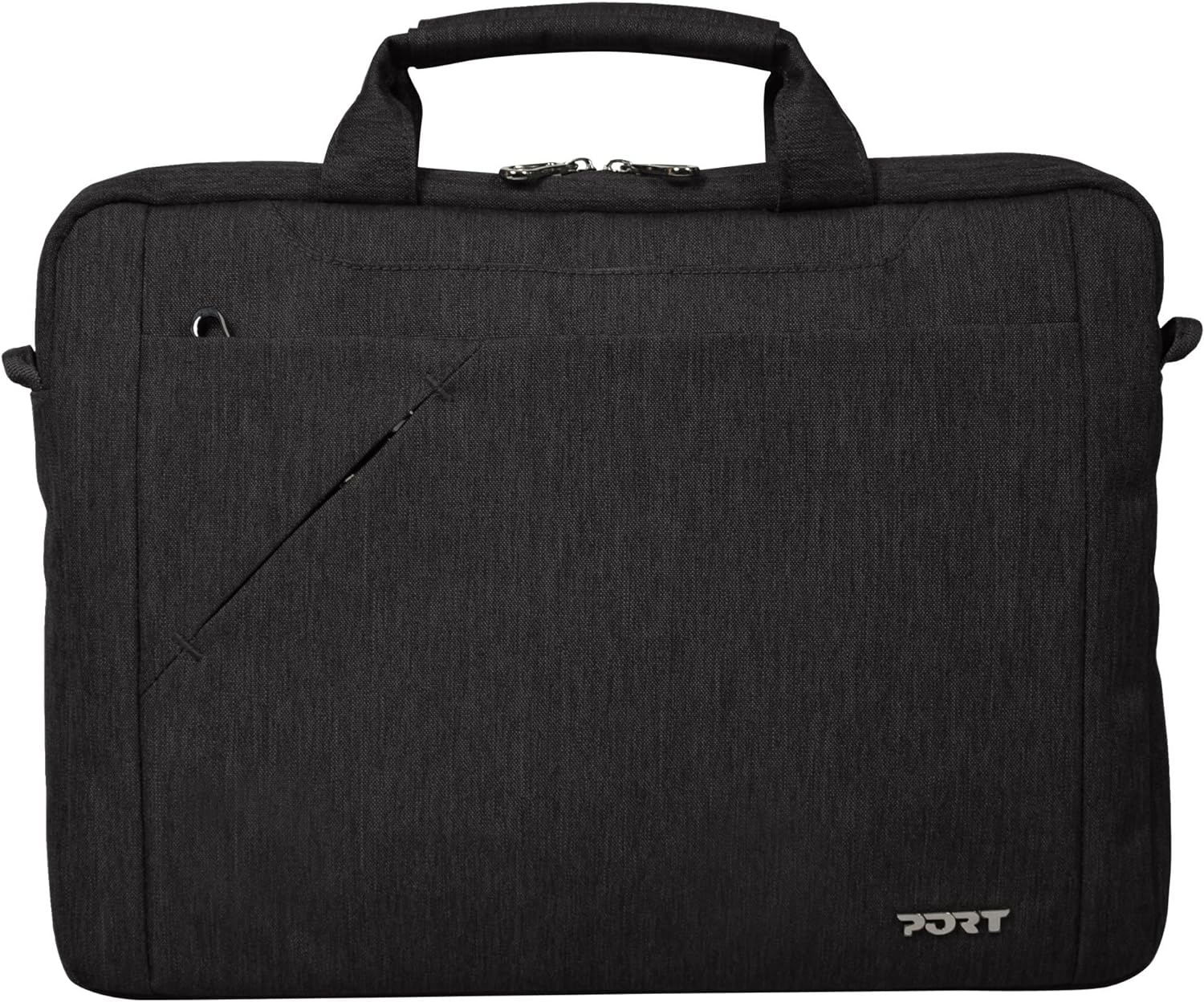 Port Designs Sydney Top Loading Shoulder Bag Case for 15/16-Inch Laptops with Smartphone Tech Accessories Pocket and Adjustable Shoulder Strap