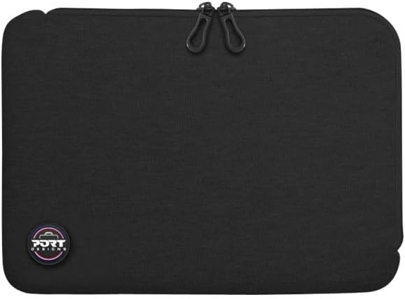 Port Designs Soft Inner Laptop Sleeve for Torino II 10/12.5 Inches Black