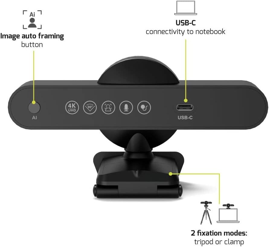 Port WEB CAM 4K STEREO