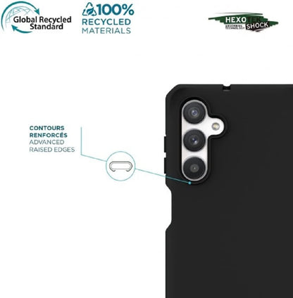Mobilis Spectrum Spectrum Case Solid Black Matte Compatible with Galaxy A54 5G Anti-Microbial 100% Recycled