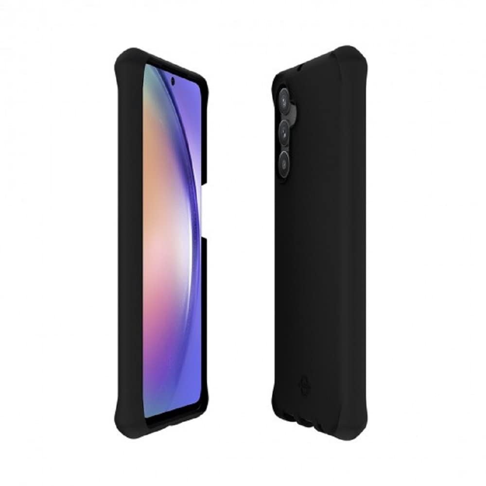 Mobilis Spectrum Spectrum Case Solid Black Matte Compatible with Galaxy A54 5G Anti-Microbial 100% Recycled