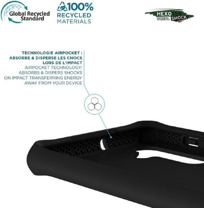 Mobilis Spectrum Spectrum Case Solid Black Matte Compatible with Galaxy A54 5G Anti-Microbial 100% Recycled