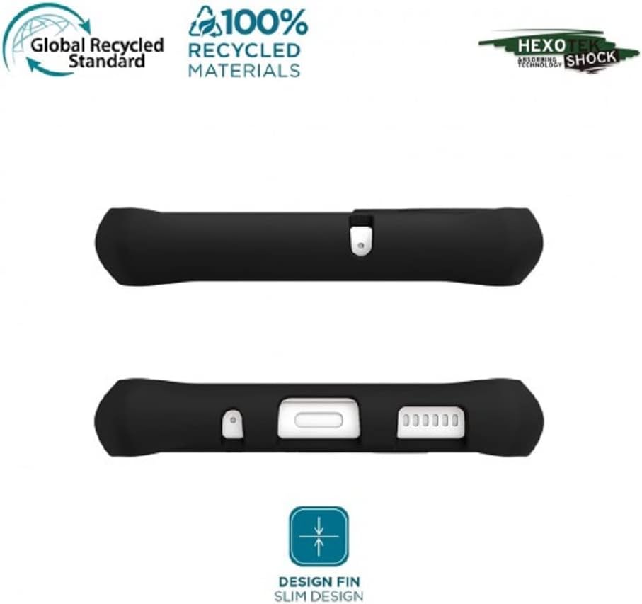Mobilis Spectrum Spectrum Case Solid Black Matte Compatible with Galaxy A54 5G Anti-Microbial 100% Recycled