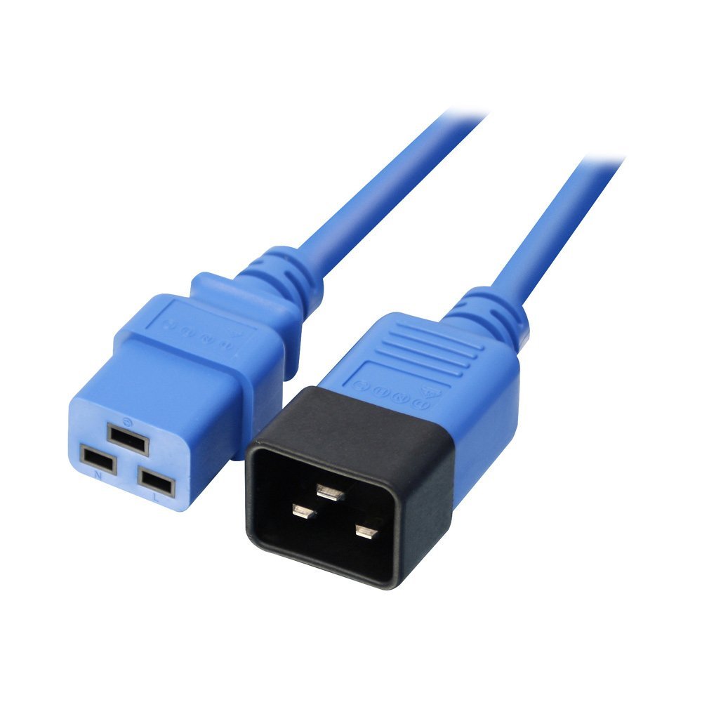 LINDY 1m IEC C19 to C20 Extension Cable