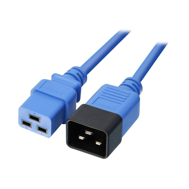 LINDY 1m IEC C19 to C20 Extension Cable