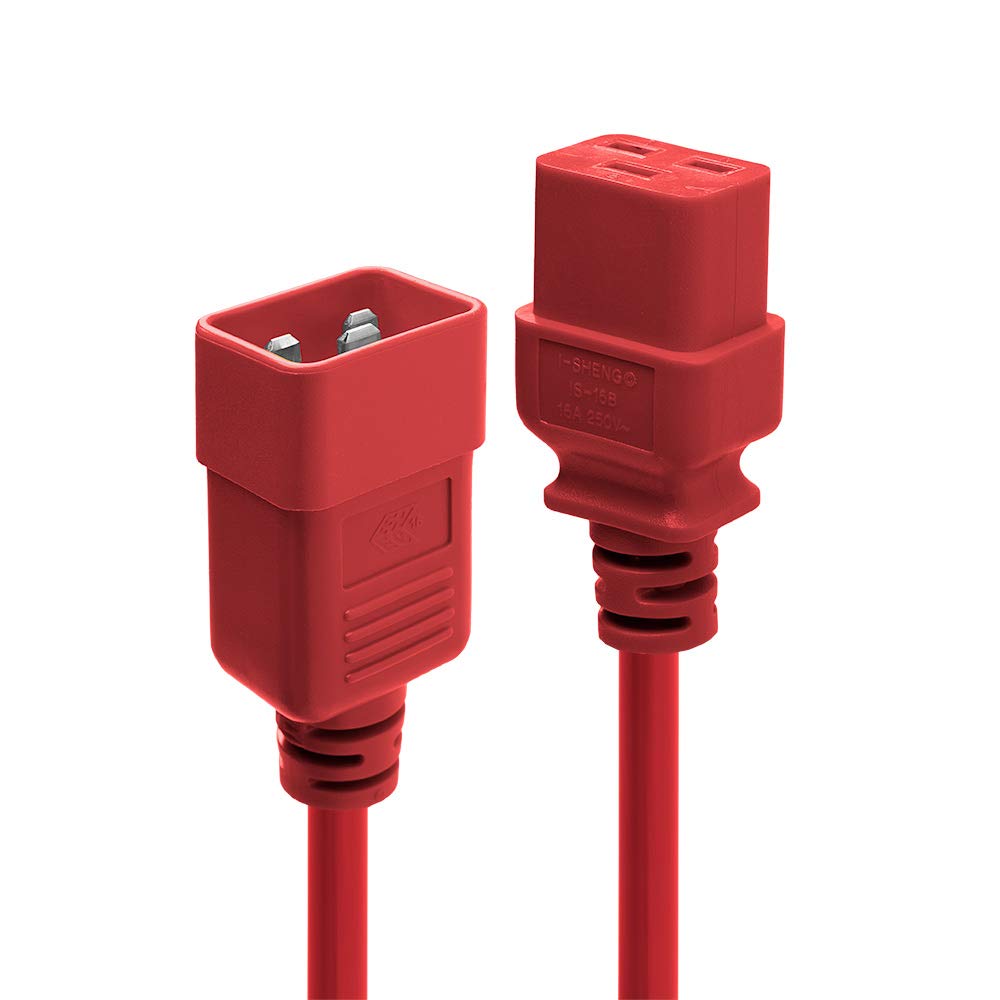 LINDY 30124 2m IEC C19 to C20 Extension Cable