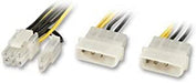 Lindy internal power adapter Cable SLI-Grafik- and PCIe-Cards
