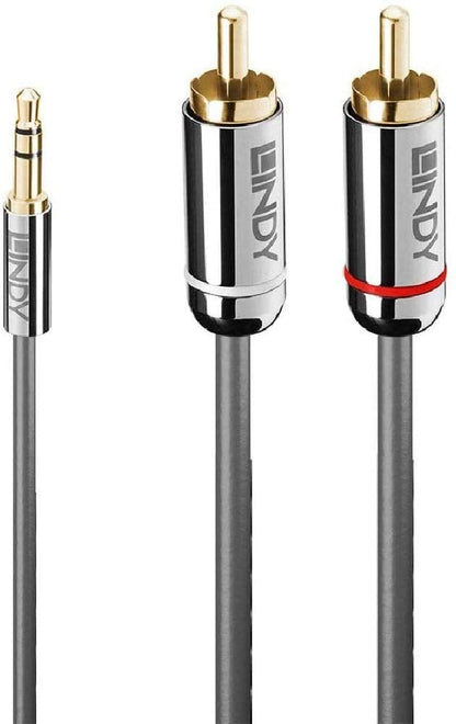 LINDY Audiokabel an Phono 3.5mm Cromo line 10m