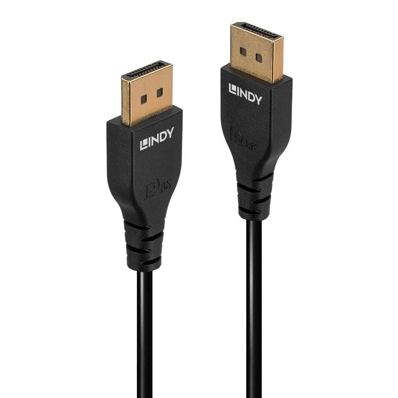 LINDY 36460 0.5 m DisplayPort 1.4 Cable, Slim