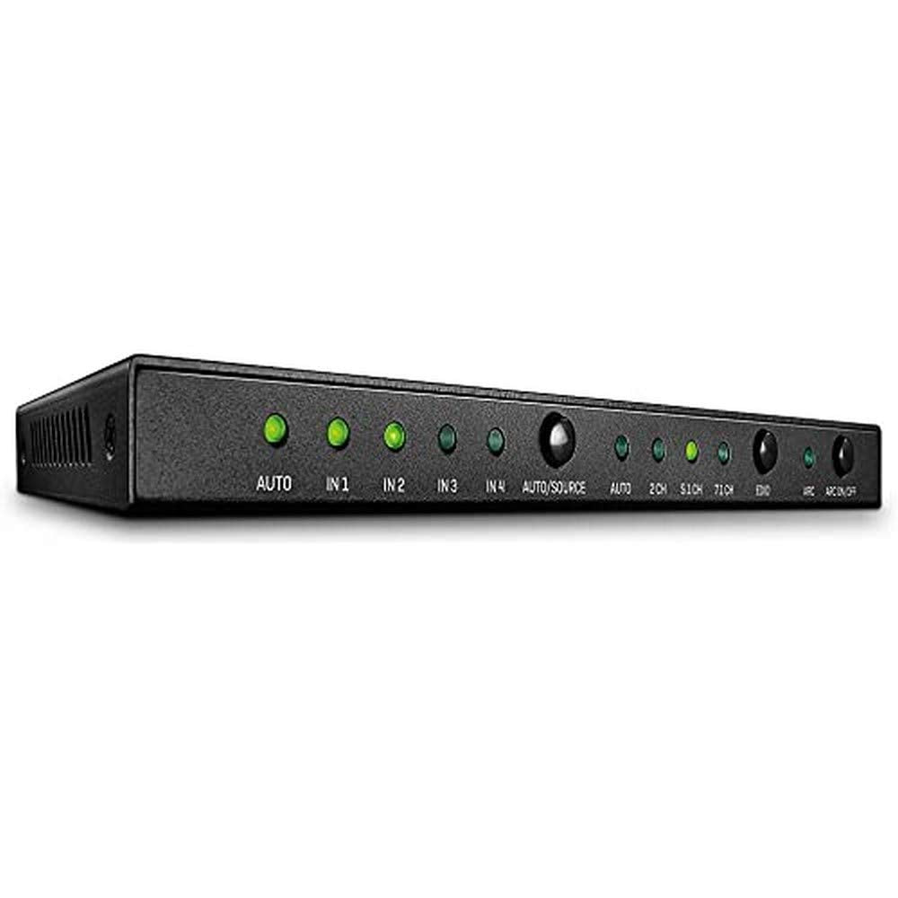 LINDY 38249 4 Port HDMI 2.0 18G Switch with Audio