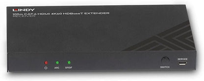 Lindy 100m Cat.6 HDMI 4K60, Audio, IR & RS-232 HDBaseT Receiver