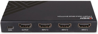 LINDY 3 Port HDMI 8K60 Switch