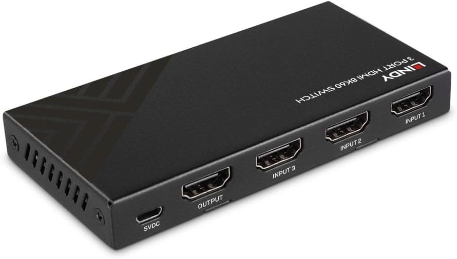 LINDY 3 Port HDMI 8K60 Switch