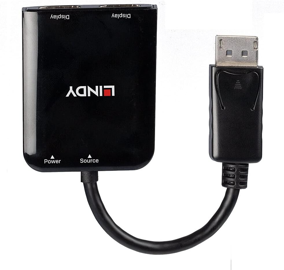 LINDY 2 Port DisplayPort 1.2 MST Hub