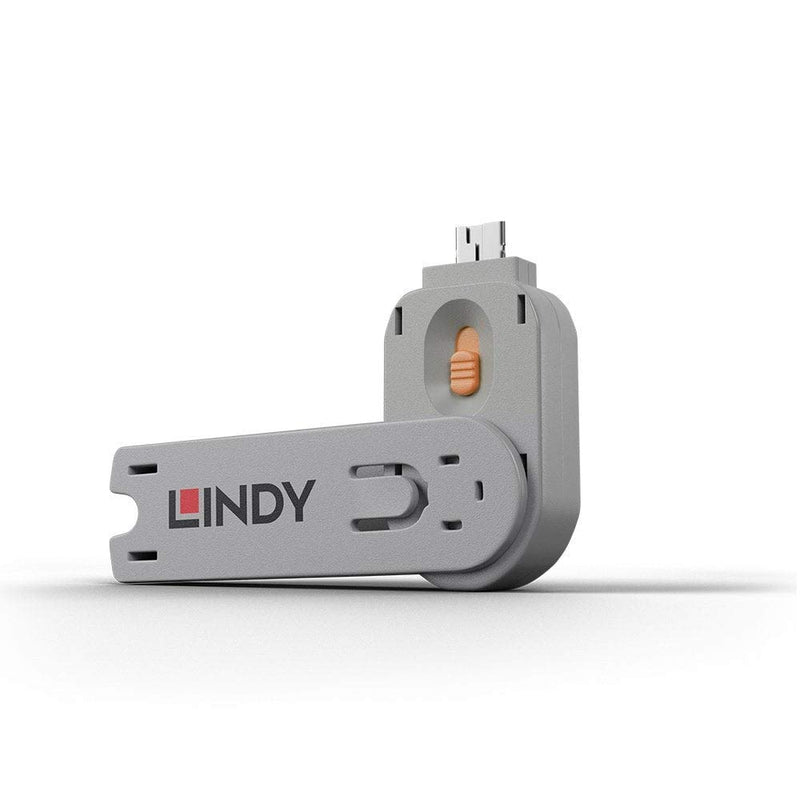 Lindy Schlüssel für USB Port Schloss orange