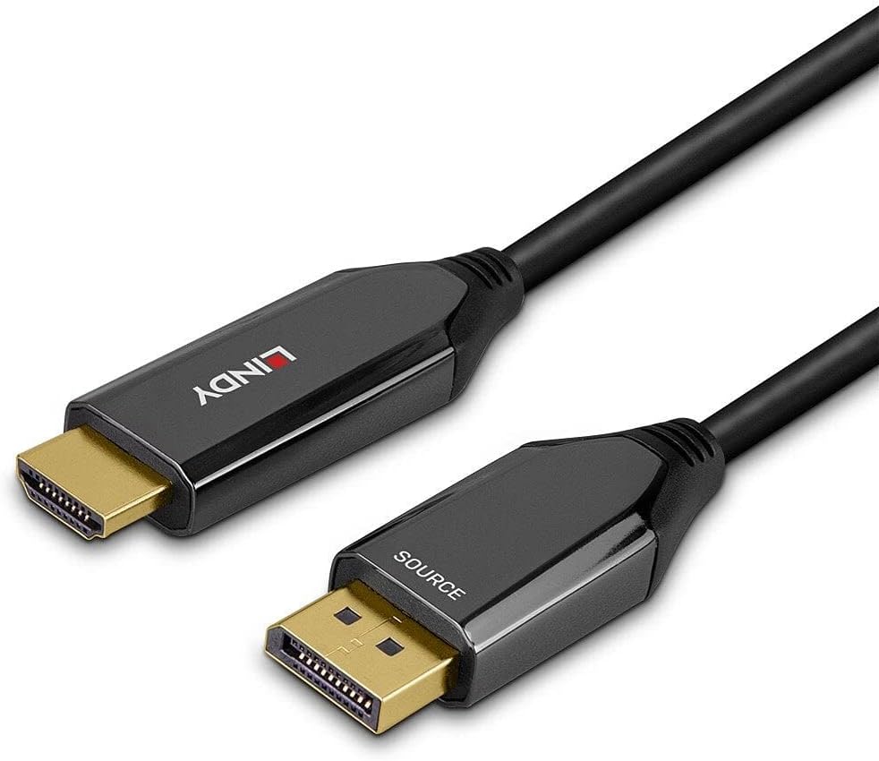 LINDY 1m Active DisplayPort 1.4 to HDMI 8K60 Cable