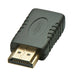 LINDY 41208 Mini HDMI Female To Male Adapter - Black