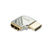 LINDY Adapter HDMI CROMO 90 Grad M/F Rechts