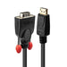 Lindy 41943 adaptador de cable Displayport VGA Negro - Adaptador para cable (Displayport, VGA, Macho/Hembra, 3 m, Negro)