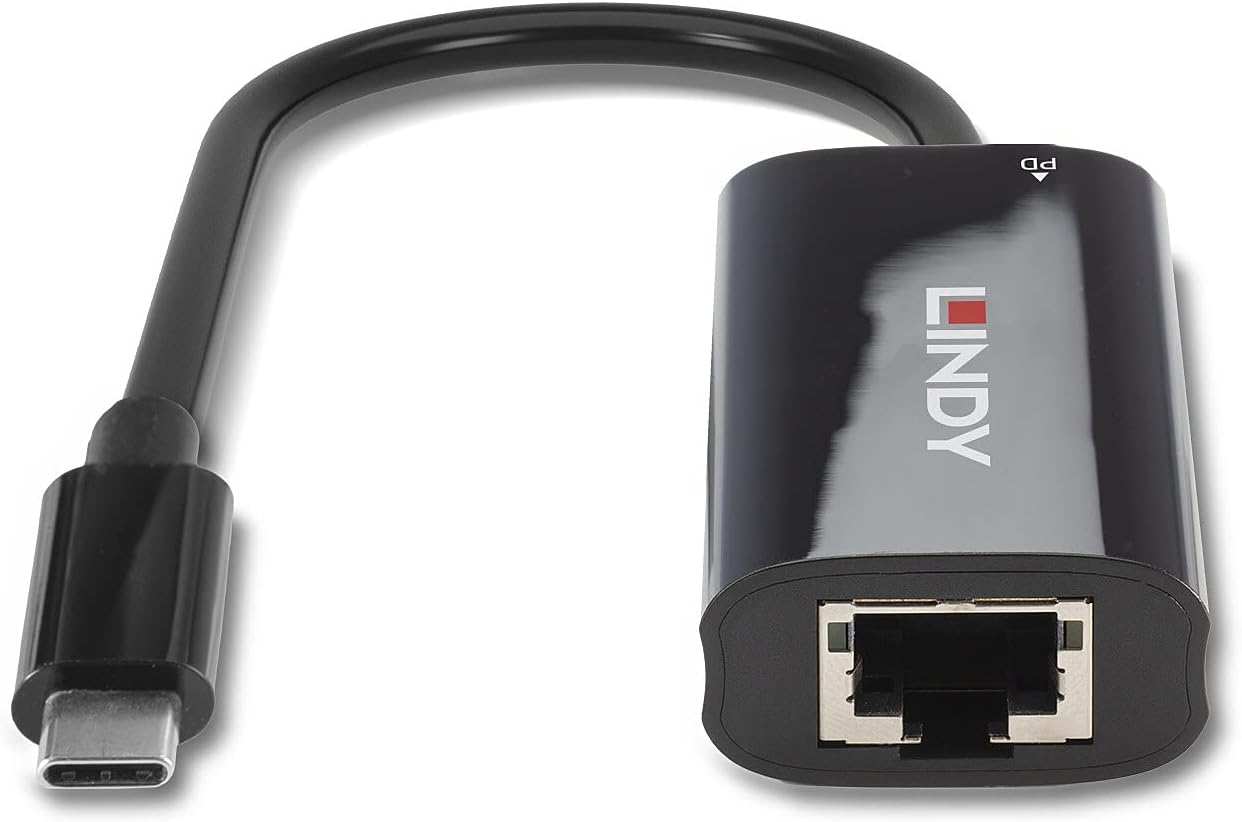 LINDY 43328 USB 3.2 Gen 1 Gigabit Ethernet Converter mit Power Delivery und PXE Boot