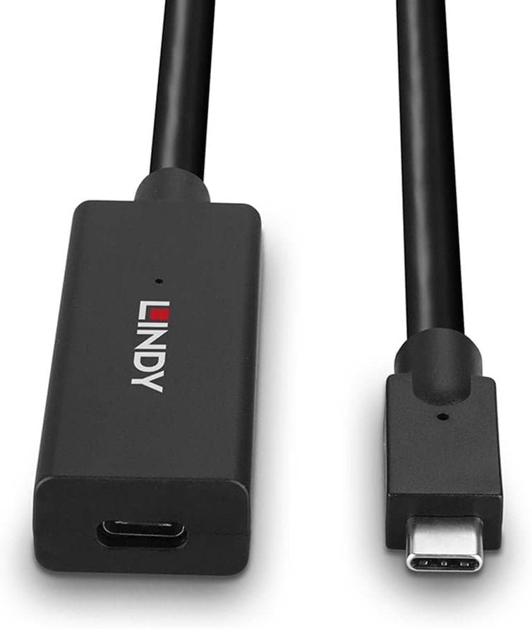 LINDY KB USB 3.2 Gen 2 C St-Bu V bk 5,0m 43364