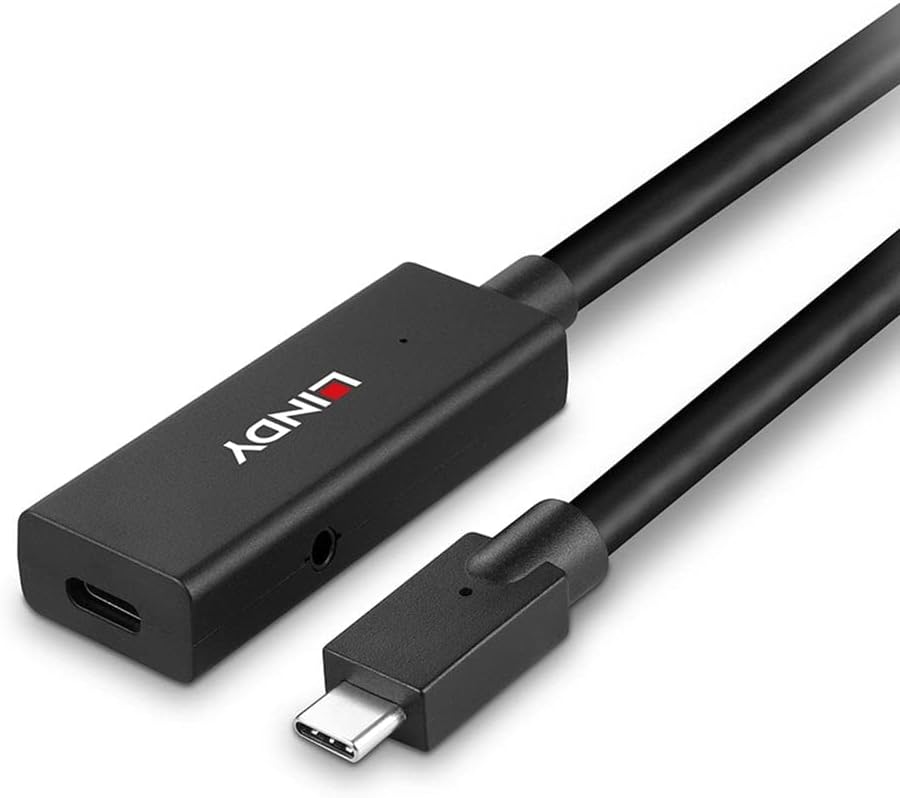 LINDY KB USB 3.2 Gen 2 C St-Bu V bk 5,0m 43364
