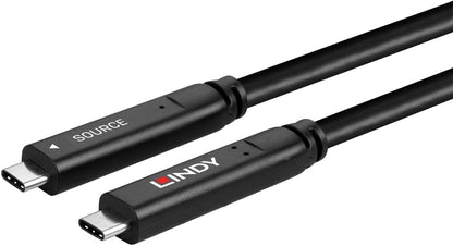 LINDY 43393 8m USB 3.2 Gen 1 and DisplayPort 1.4 Type C Hybrid Cable