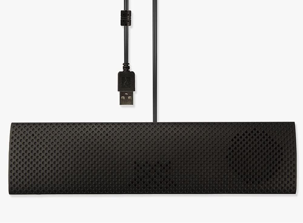 LINDY USB Type A 4K30 Conference Soundbar & Camera, 4K Ultra-HD Webcam, 360° Omni-directional Microphone,