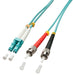 LINDY 46386 Ethernet Fiber Optic Duplex Cable LC/ST OM3 20 m Blue