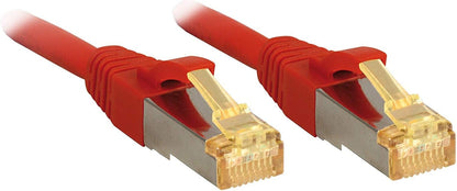 Lindy Cavo RJ45 S/FTP LSOH rosso, 1m