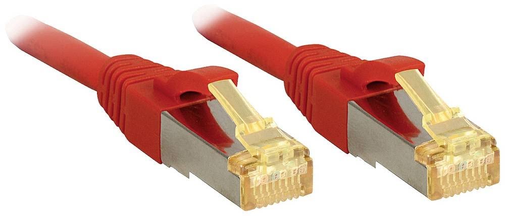 Lindy Cavo RJ45 S/FTP LSOH rosso, 1m