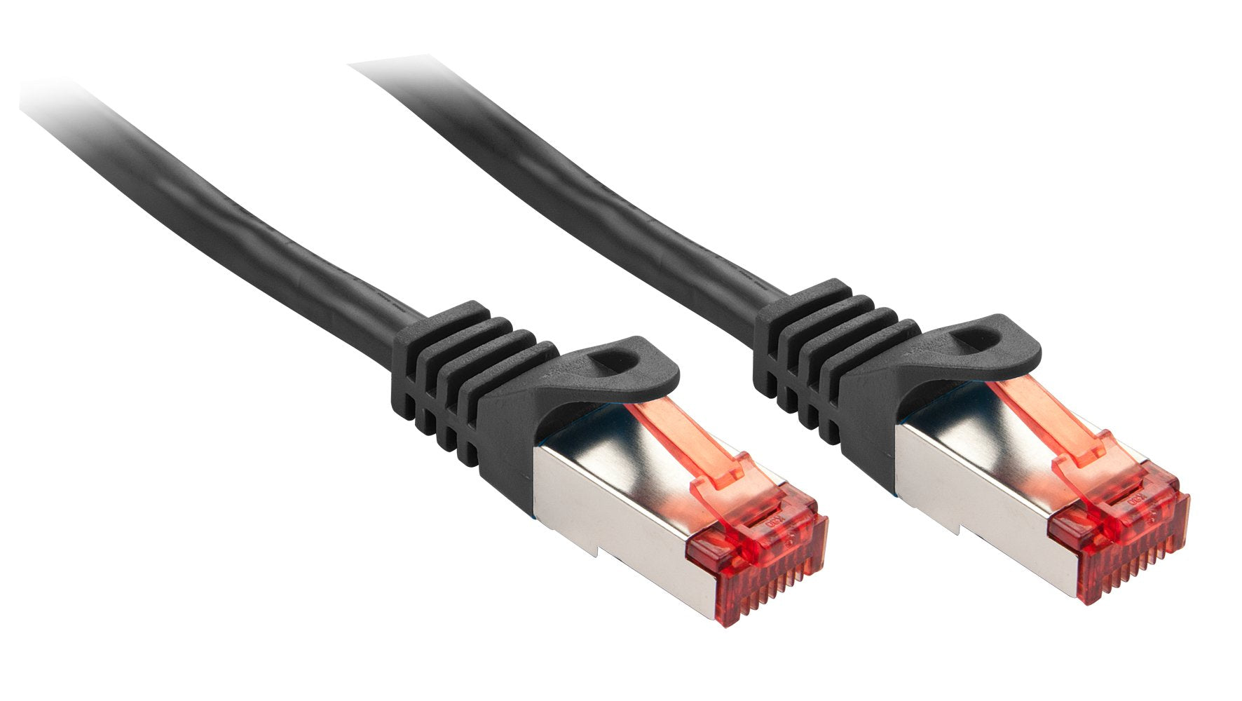 LINDY Cat.6 S/FTP 1.5m - Cable de Red (1,5 m, Cat6, S/FTP (S-STP), RJ-45, RJ-45, Negro