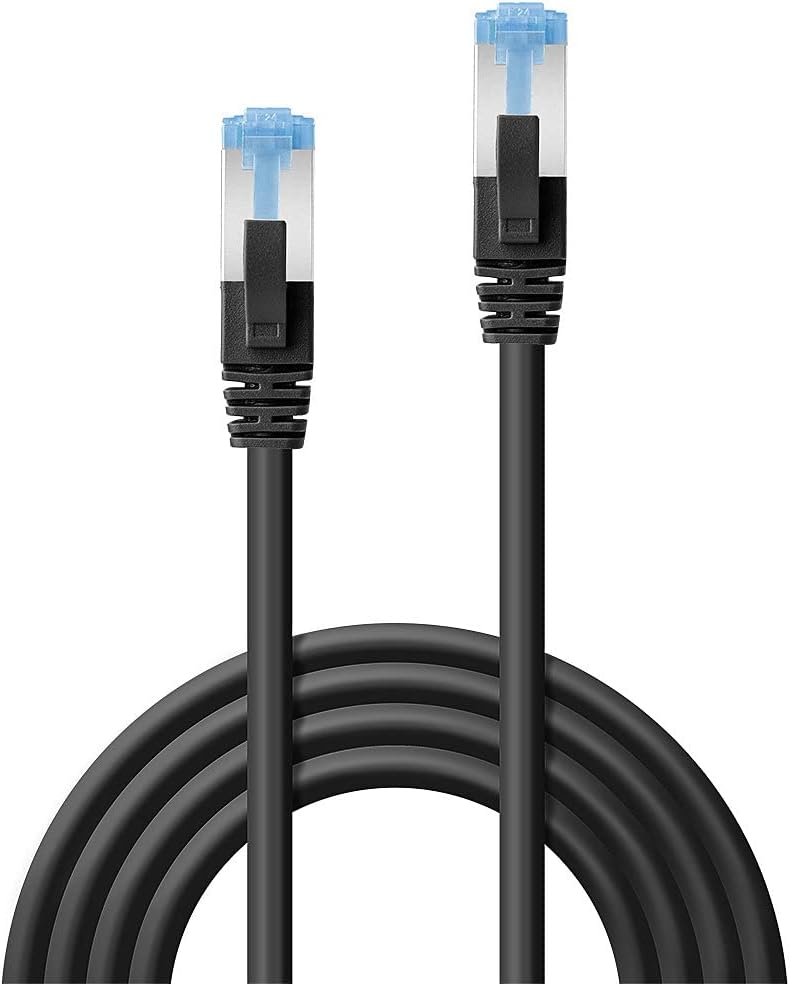 LINDY 47420 20 m Cat6 a S/FTP (S-STP) Network Cable – Black (20 m Cat6 a RJ-45 Network Cable RJ45 S/FTP (S-STP (EA)