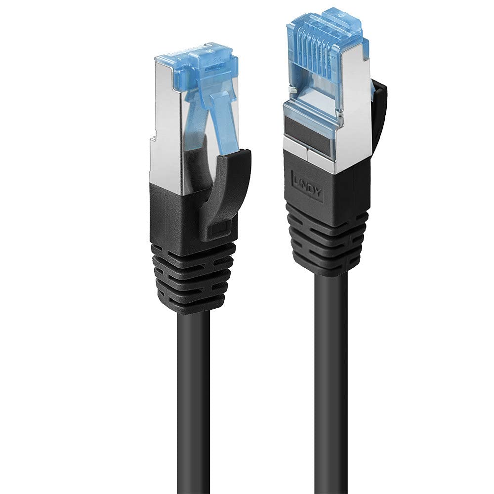 LINDY 47420 20 m Cat6 a S/FTP (S-STP) Network Cable – Black (20 m Cat6 a RJ-45 Network Cable RJ45 S/FTP (S-STP (EA)
