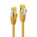 LINDY 47660 0.3m RJ45 S/FTP LSZH Network Cable Yellow