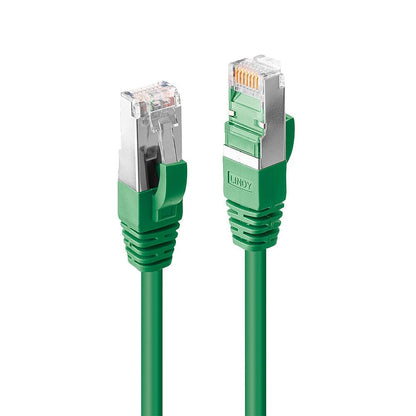 LINDY 0.5m Cat.6A S/FTP LSZH Network Cable Green