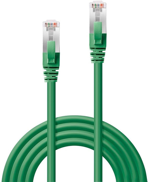 LINDY 0.5m Cat.6A S/FTP LSZH Network Cable Green