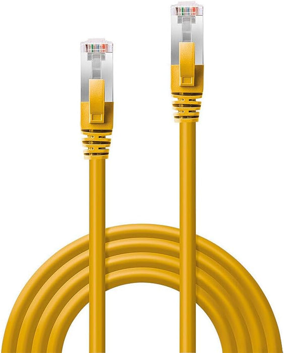 LINDY 10m Cat.6A S/FTP LSZH Network Cable Yellow
