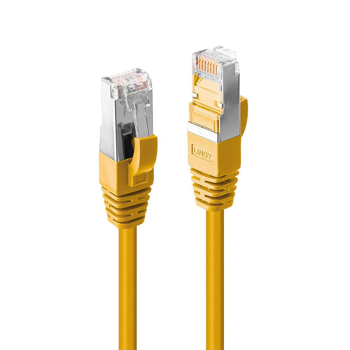 LINDY 10m Cat.6A S/FTP LSZH Network Cable Yellow