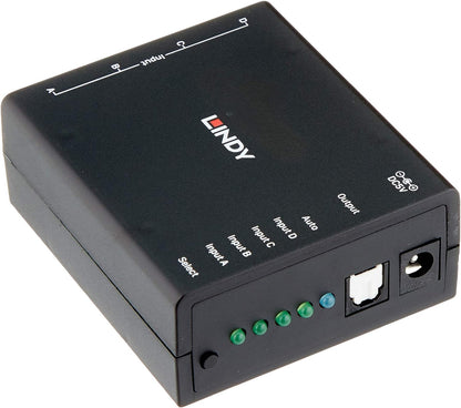 LINDY Automatischer Audioumschalter Toslink 4 Port