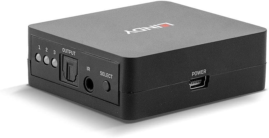 LINDY 3 Port Optical Audio Switch