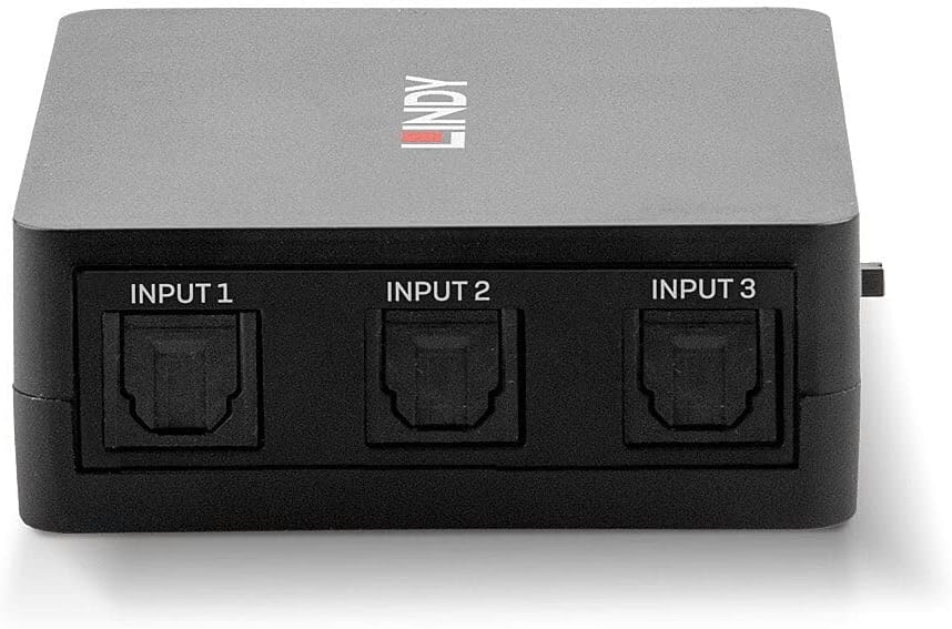 LINDY 3 Port Optical Audio Switch