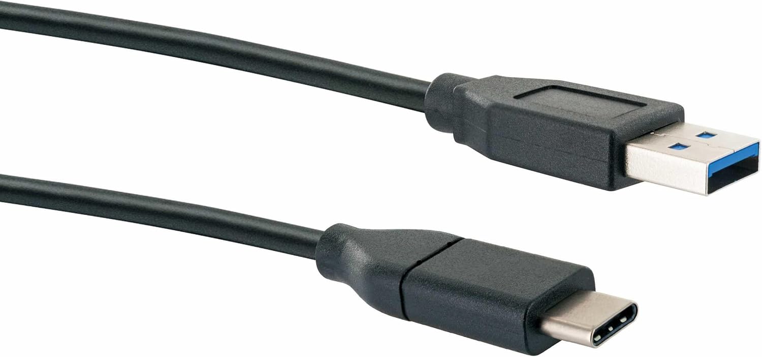 Schwaiger USB 3.1 CABLE ENCHUFE: USB 3.1 1 M, BLACK