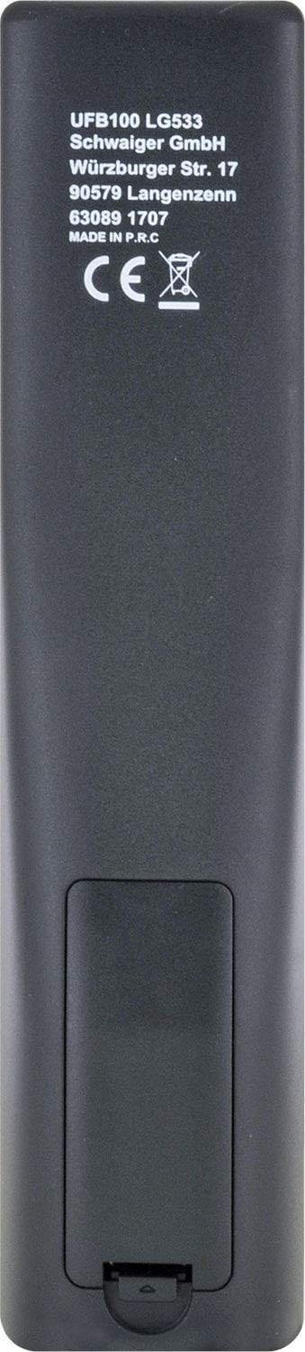 Schwaiger Fernbedienung fur LG TVs, schwarz, 49 Ta