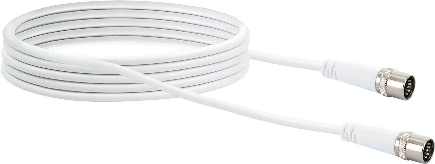 Schwaiger Koaxialkabel Klasse A + 10 dB 5.0 m Vo