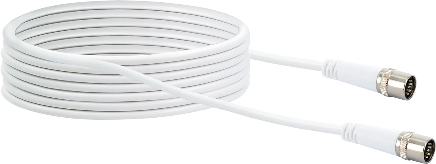 Schwaiger Koaxialkabel Klasse A + 10 dB 7.5 m Vo