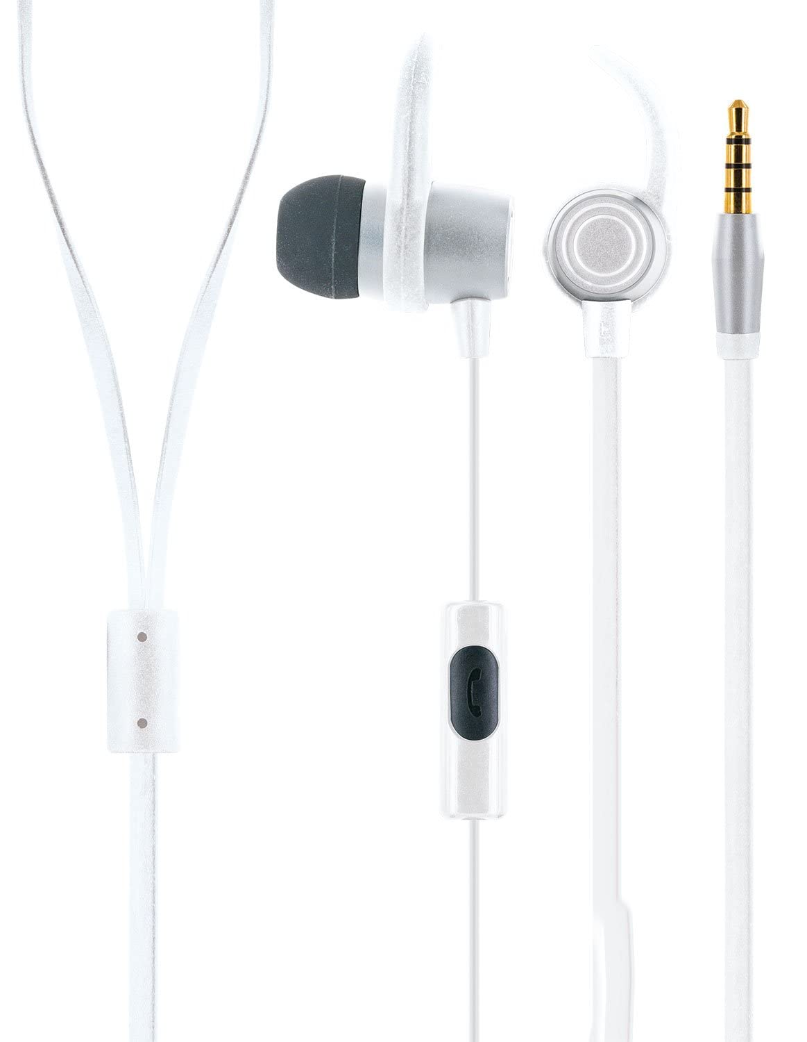 Schwaiger In-Ear headphones, 1 x 3.5 mm stereo jack, white