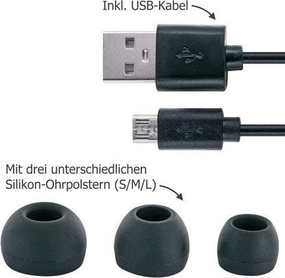 Schwaiger Bluetooth in-ear headphones, magenta