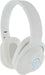 Schwaiger KH220BTW 513 On Ear Bluetooth Headphones Over Ear Headphones with Microphone and Side Control Buttons Faux Leather Jack Connection Running Time 8 Hours Size Adjustable White